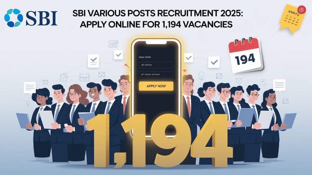 SBI Various Posts Recruitment 2025